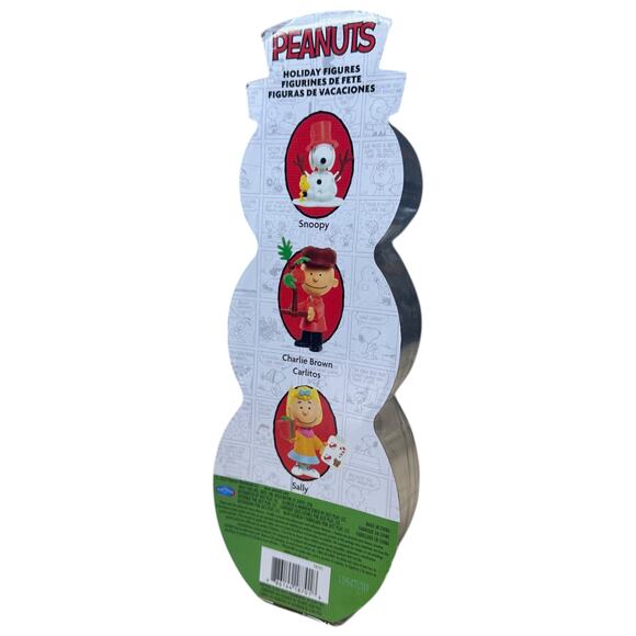 PEANUTS 3 Holiday Figures SNOOPY CHARLIE BROWN & SALLY Christmas Figurines NIB - Picture 6 of 9